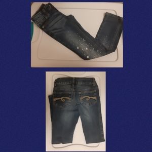 Girls Justice 7 Slim Super Low Super Skinny Jeans